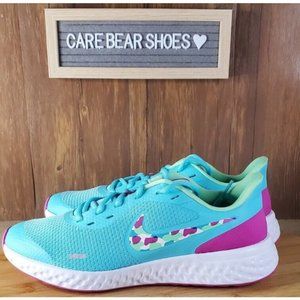 Nike Revolution 5 Size 6.5Y WOMENS 8 CZ8116 300 Blue Running Shoes